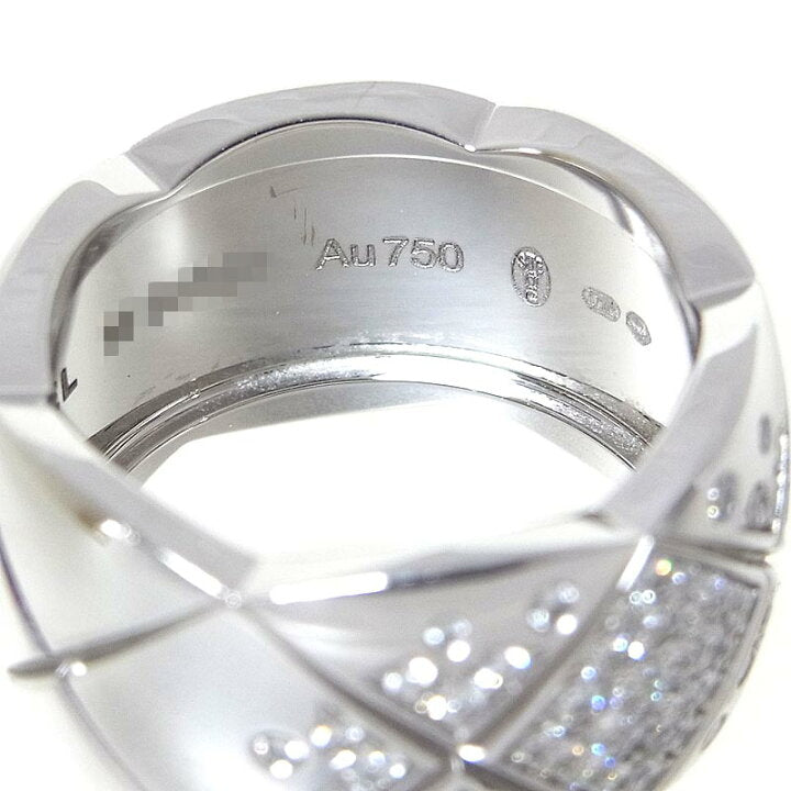 CHANEL Diamond Large CoCo Crush Gold Ring, Size 5