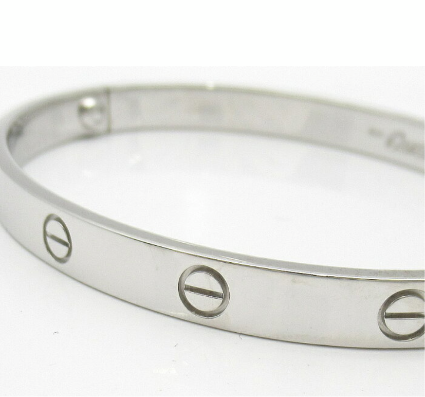 Cartier Love Bracelet 18KT White Gold #19