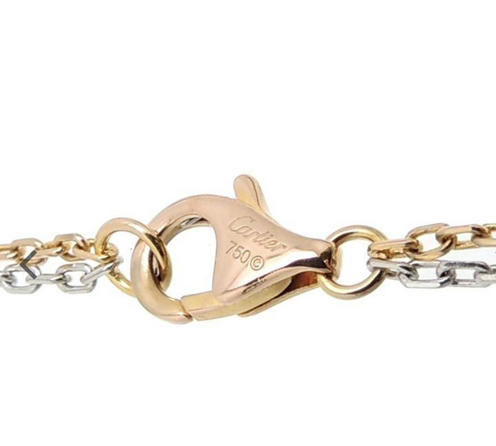 Cartier 6 Diamond Love Ring Pendant & Chain ~Necklace