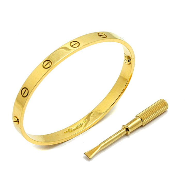 Cartier 18KT Yellow Gold Love Bracelet Size 19