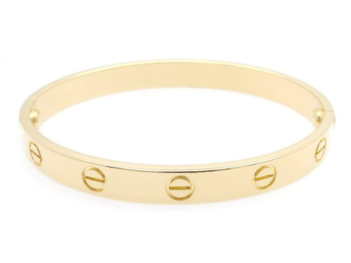 Cartier 18KT Yellow Gold Love Bracelet Size 18 w/ Certificate