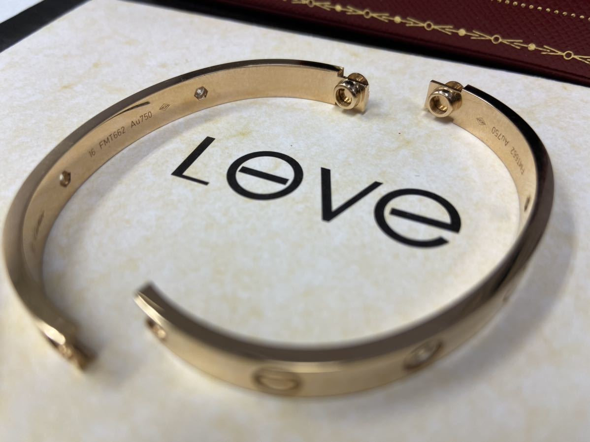 Cartier Love Bracelet Diamond 18KT Pink Gold #16