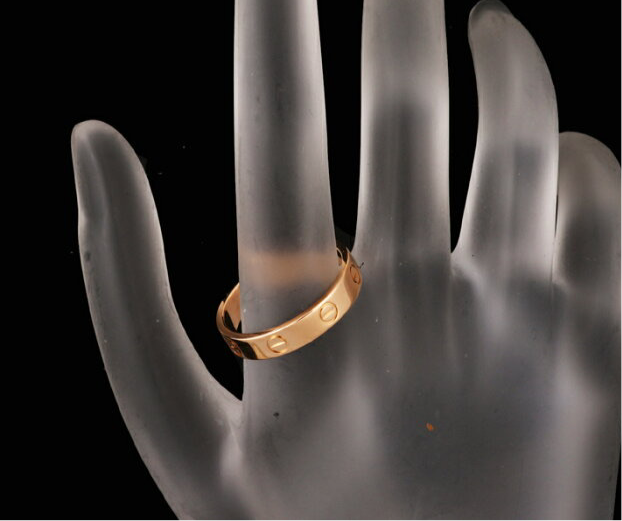 Cartier Mini/ Wedding Love airing 18KT Rose Gold #58/ US 8