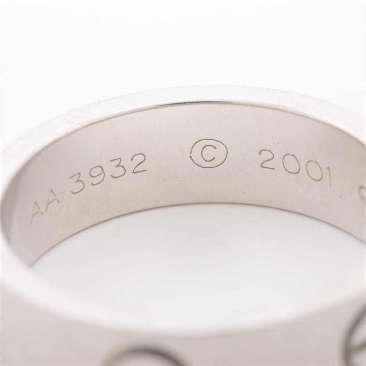 Cartier Platinum Love Ring Size 52/ 6