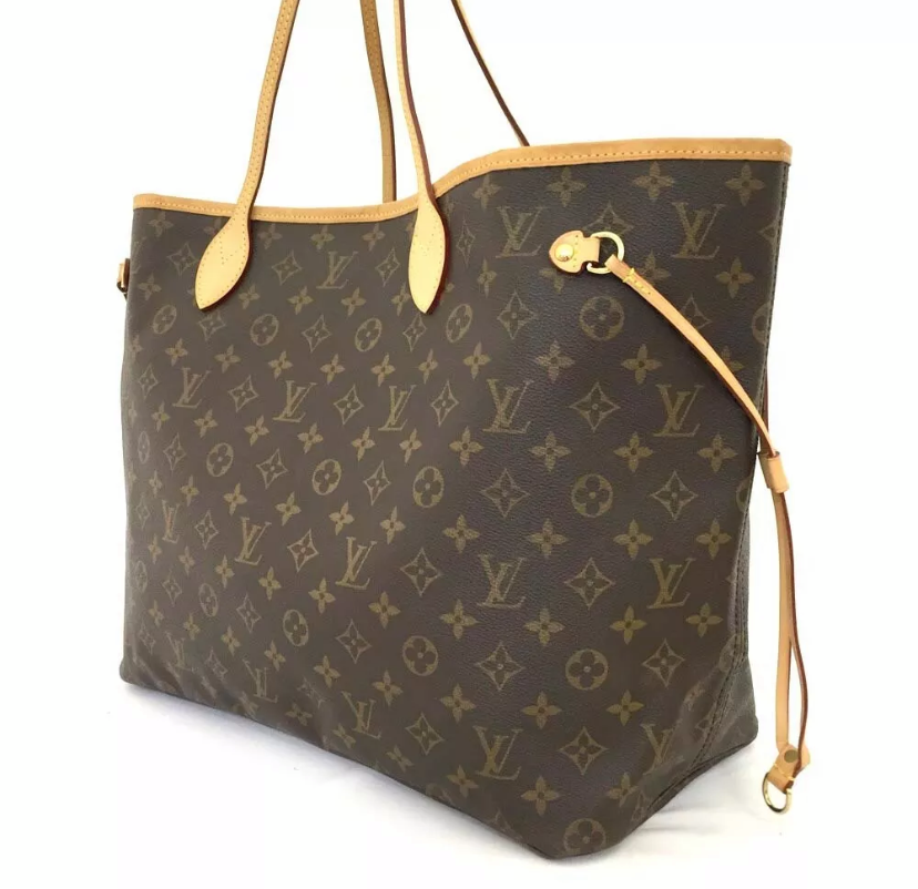 Louis Vuitton Neverfull GM Tote Monogram Canvas Handbag