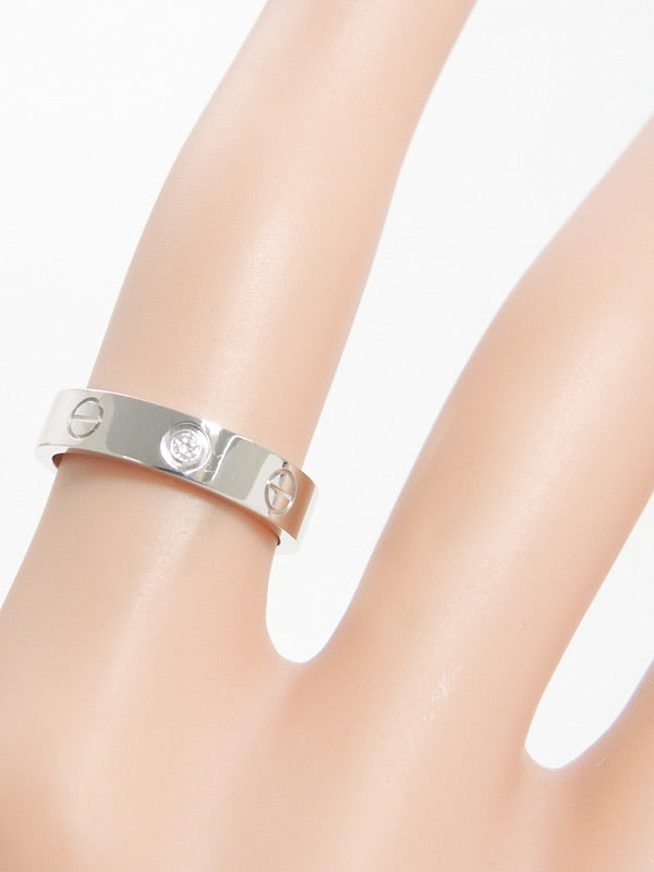 Cartier 1P Diamond Mini Wedding Love Ring #53