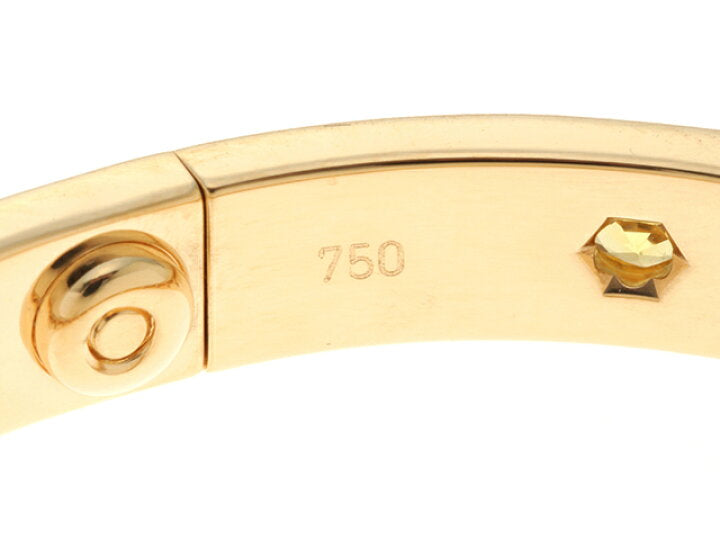 Cartier Sapphire, Multi-Gemstone 18KT Yellow Gold Love Bracelet