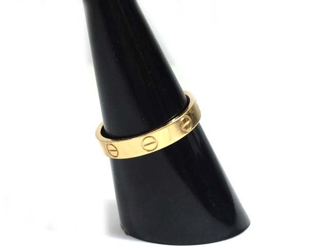 Cartier Mini Wedding Love Ring 18KT Yellow Gold #54/ 7