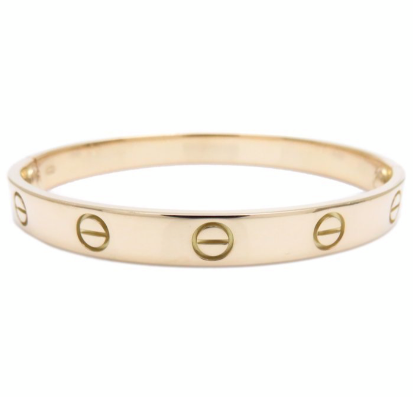 Cartier Love Bracelet 18KT Yellow Gold #16 Screw Motif