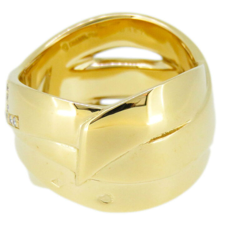 CHANEL Buldoc Diamond & 18Kt Yellow Gold Ring
