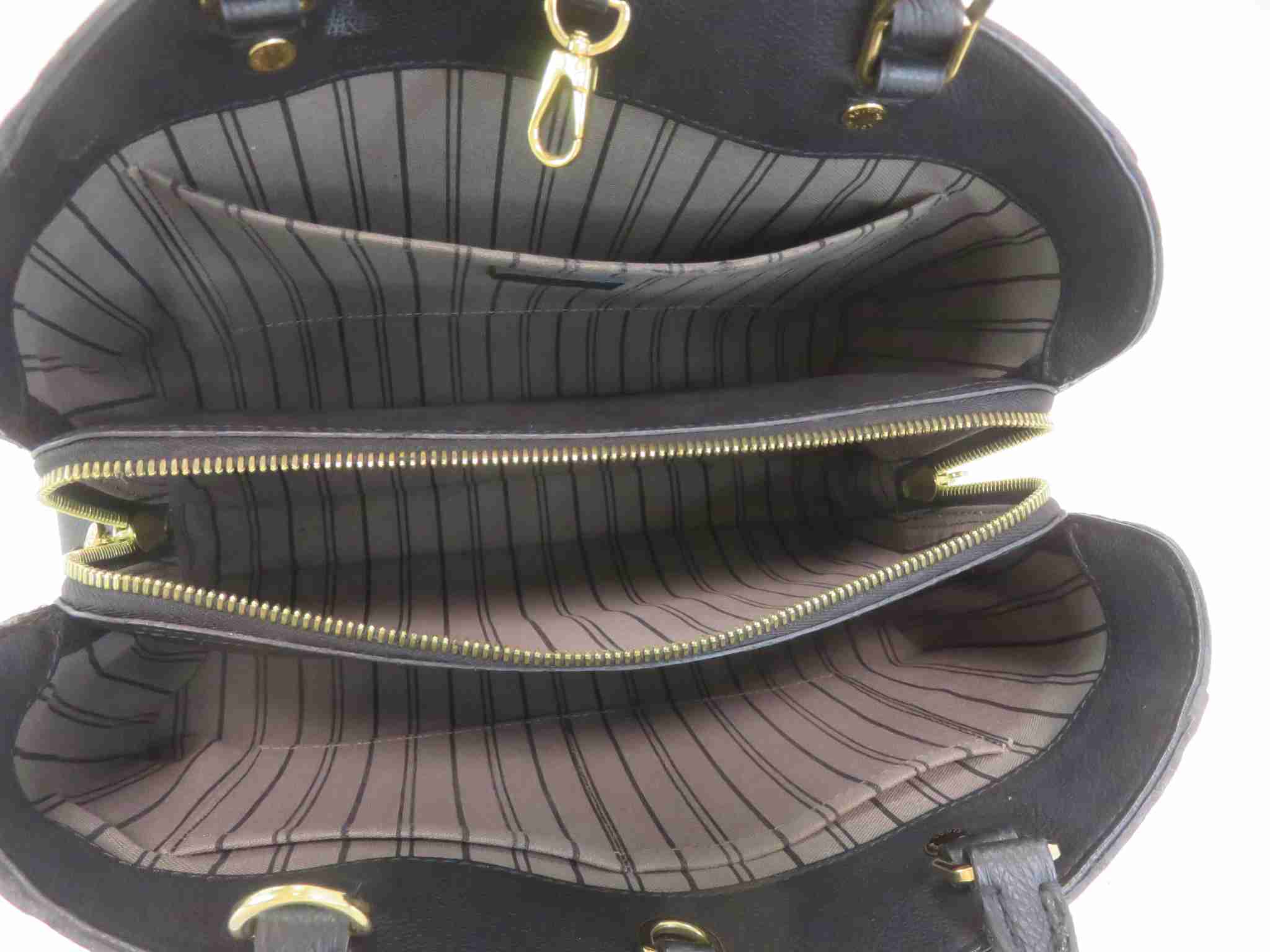 Louis Vuitton Black Empriente Monogram Montaigne Handbag