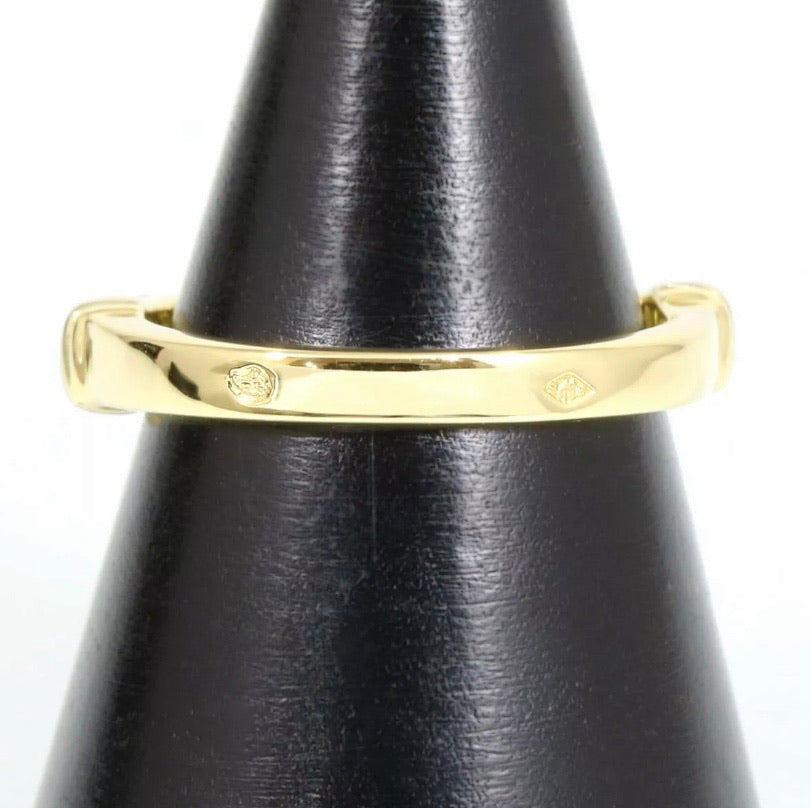 Cartier Contessa Diamond 18KT Gold Ring Sz. 5.5-6