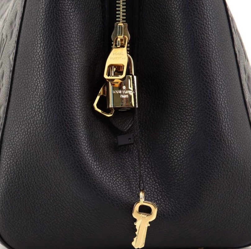 Louis Vuitton Black Empriente Monogram Montaigne Handbag