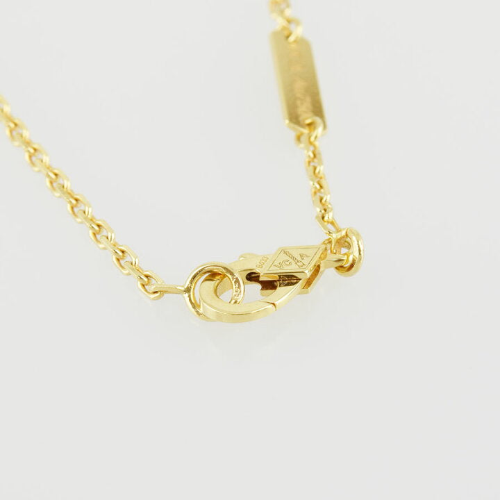Van Cleef & Arpels Diamond Lapis Lazuli Rose de Noel Yellow Gold Pendant Necklace