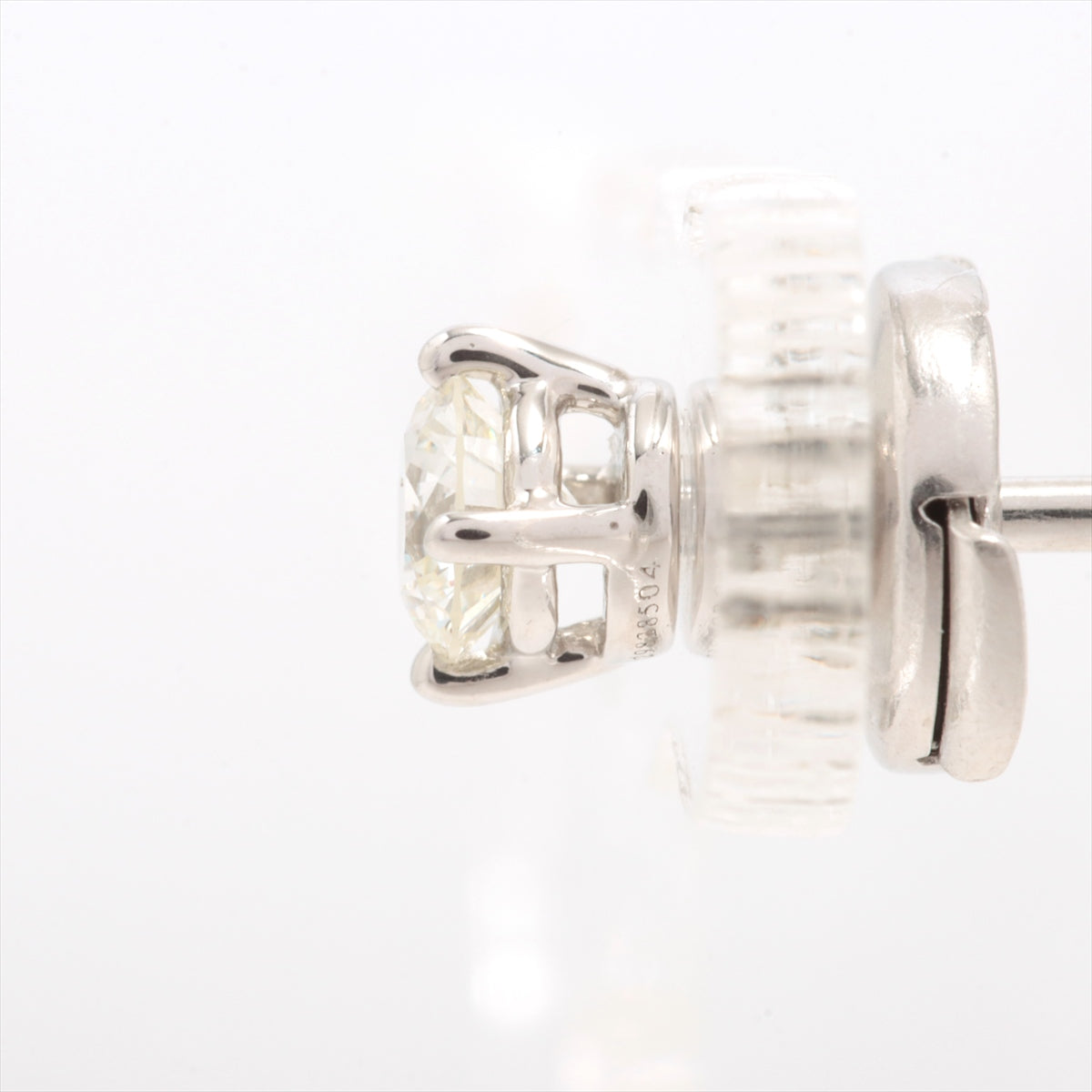 Tiffany & Co. 0.56cts Diamond Solitaire Platinum Ear Studs