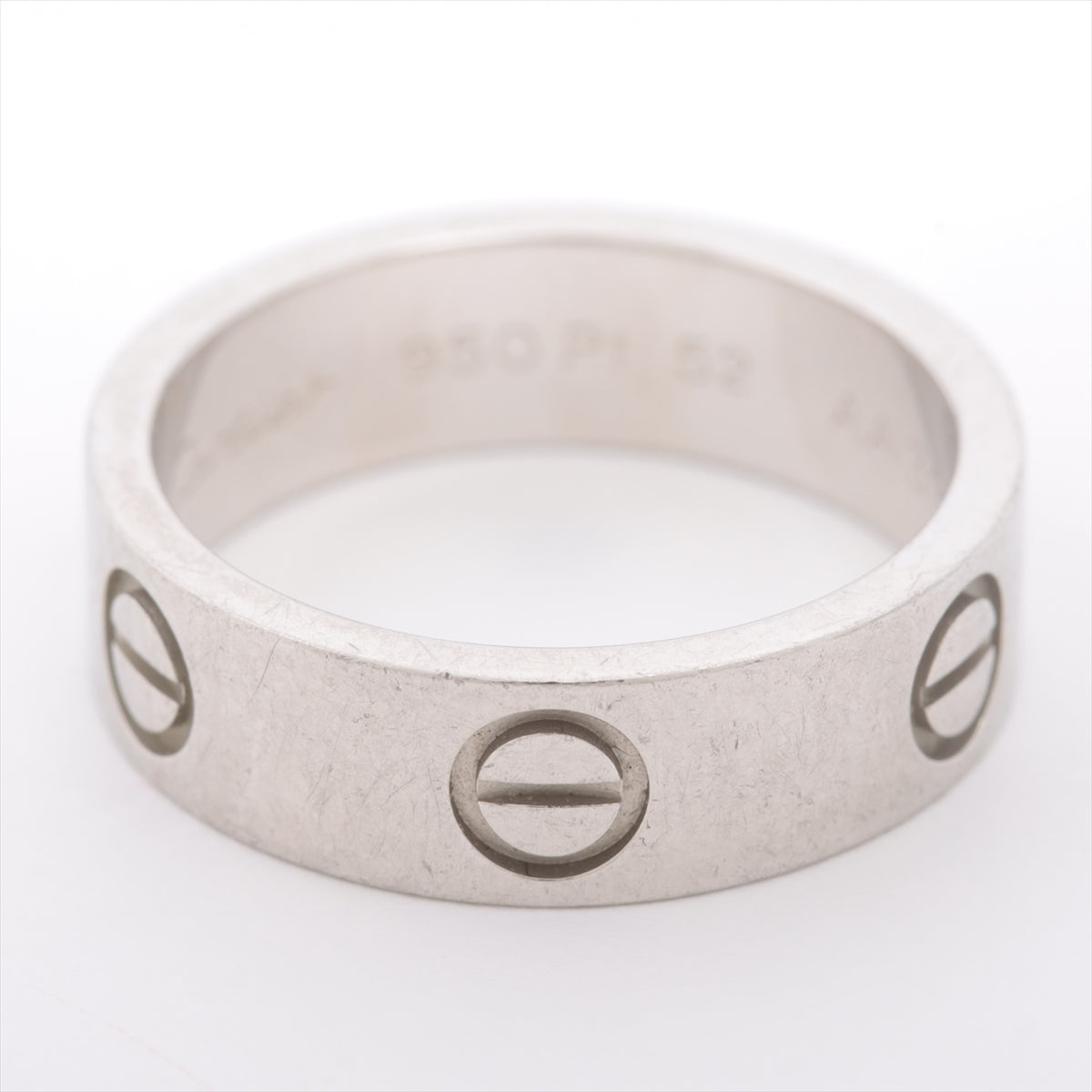 Cartier Platinum Love Ring Size 52/ 6