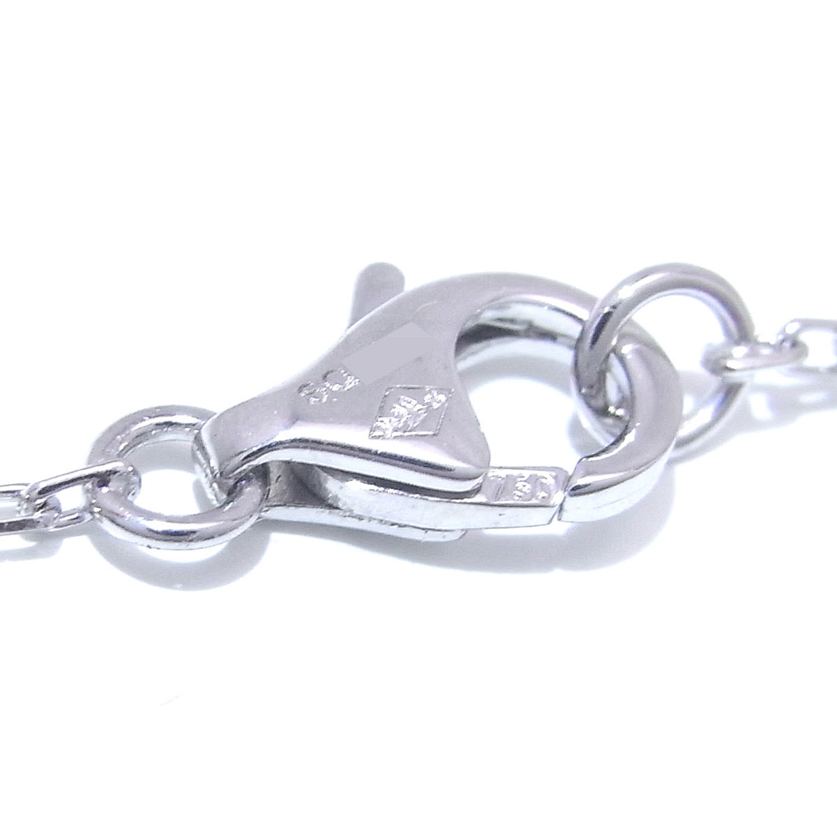 Cartier Diamond 18KT White Gold Entrelaces Pendant Necklace