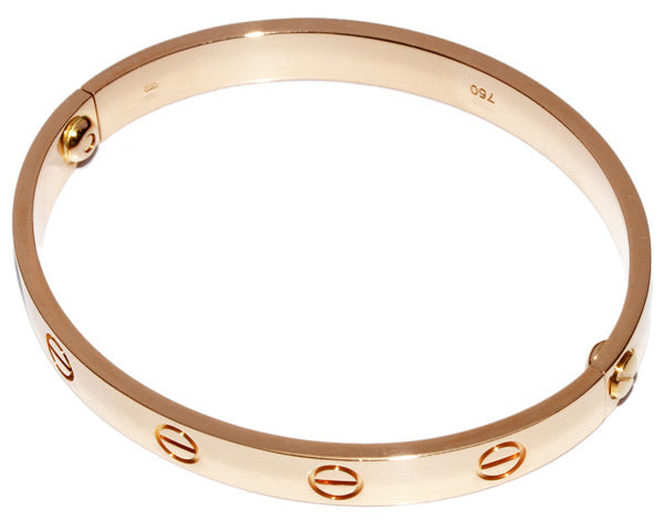Cartier 18KT Rose Gold Love Bracelet Size 16