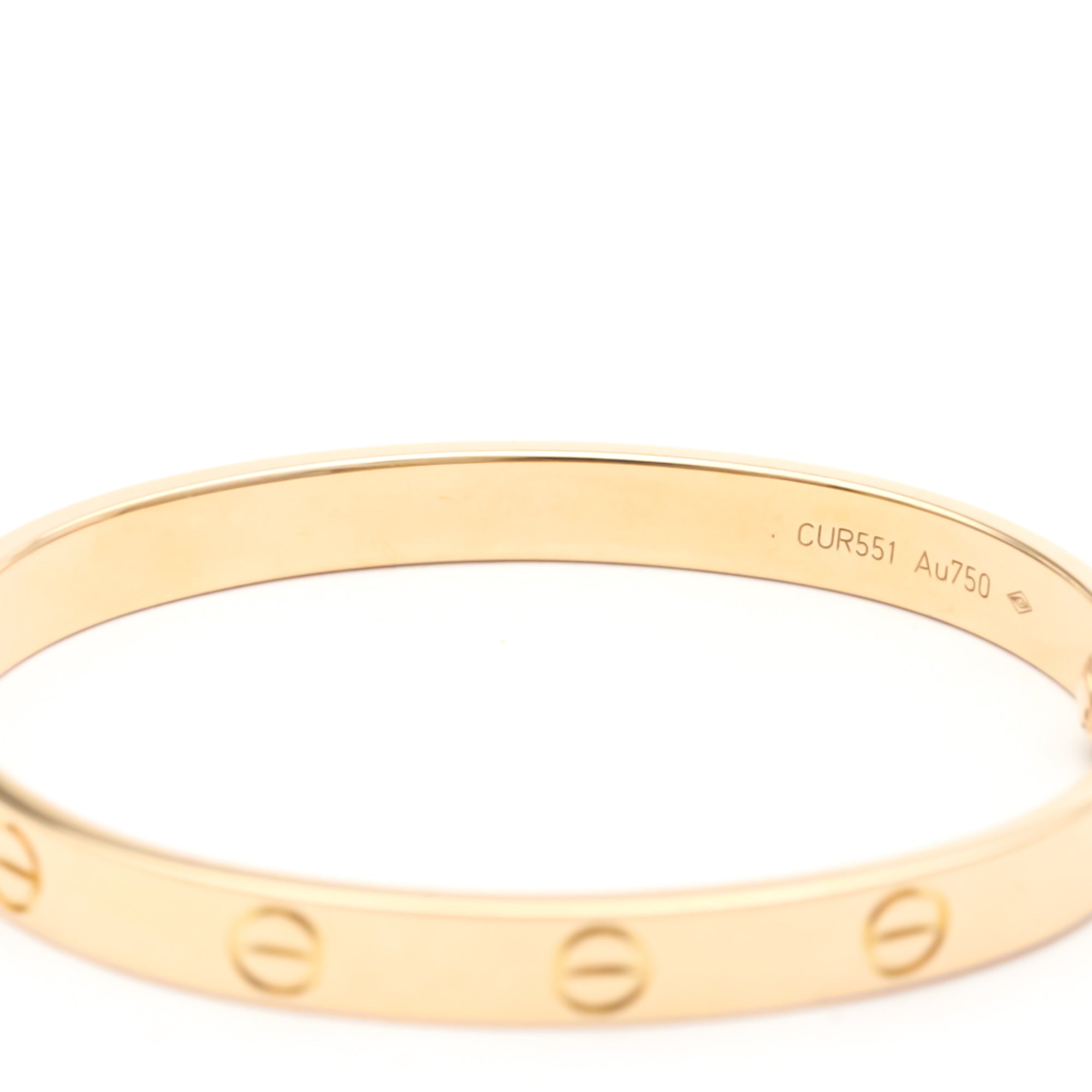 Cartier 18KT Rose Gold Love Bracelet, Size 16 w/ Certificate