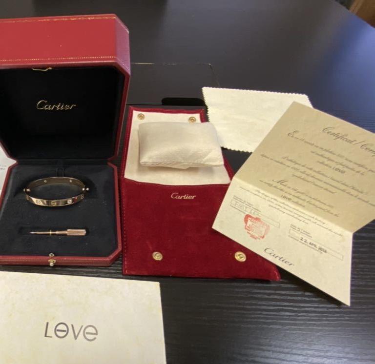 Cartier Love Bracelet Diamond 18KT Pink Gold #16