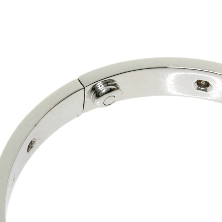 Cartier 10 Diamond 18KT White Gold Love Bracelet Size 16