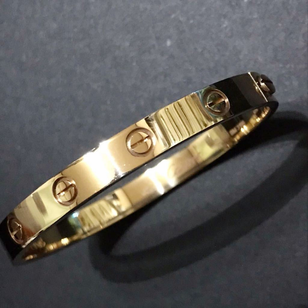 Cartier 18KT Rose Gold Love Bracelet Size 17