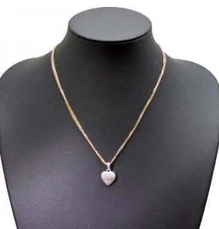 Cartier Diamond-Paved 2.0cts Puffy Heart Trinity 18KT Gold Necklace