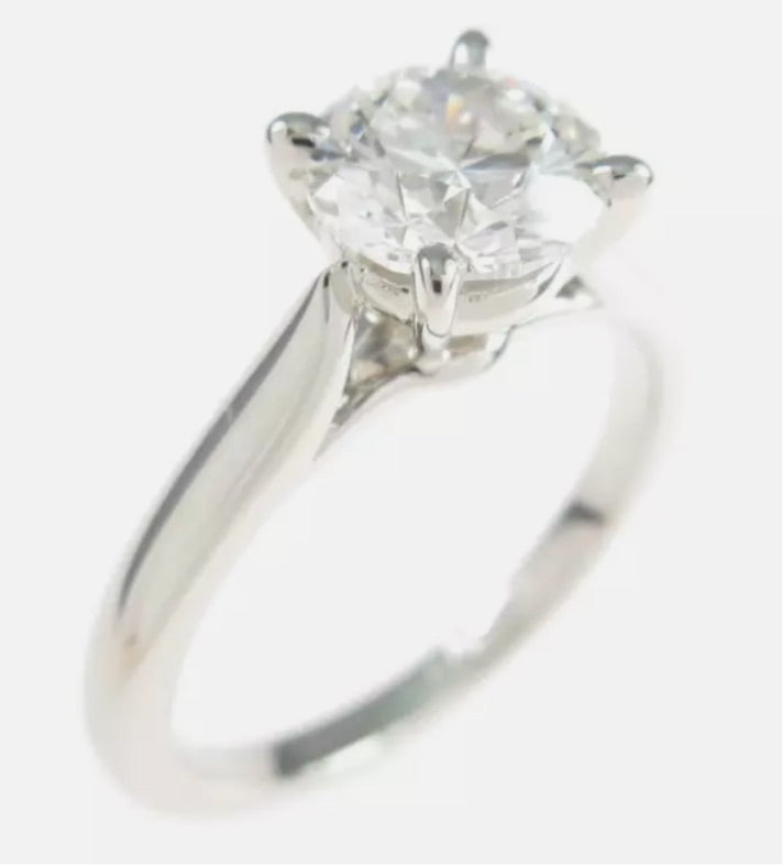 Cartier Diamond Solitaire 0.90ct VVS2 Engagement/ Wedding Ring