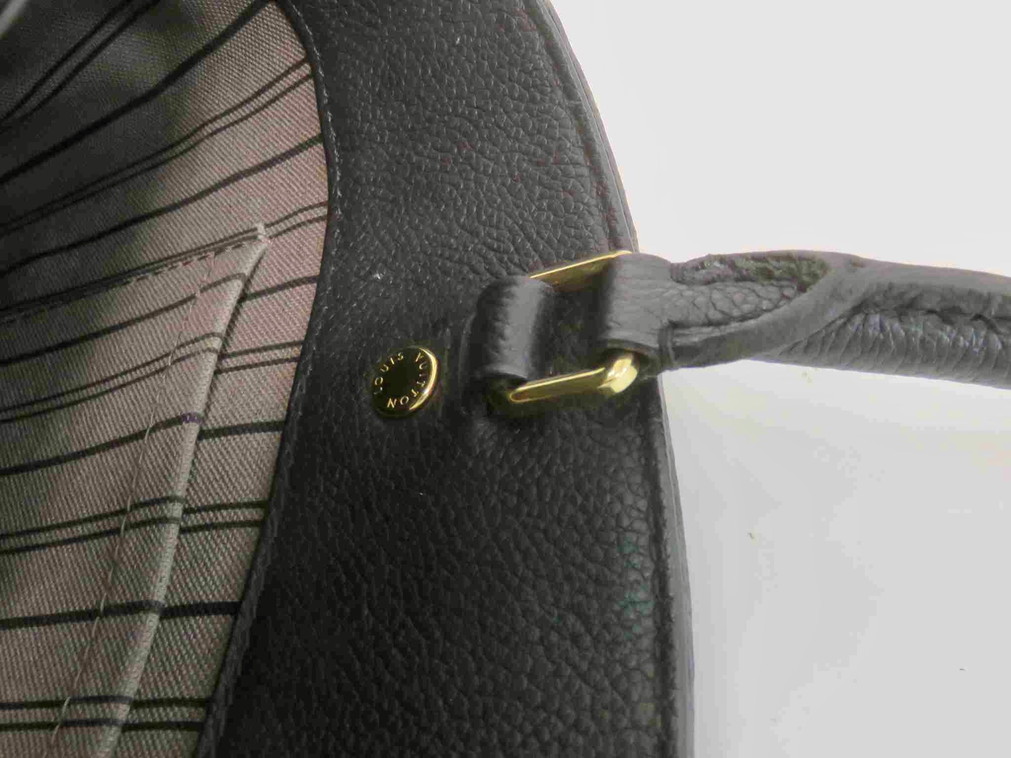 Louis Vuitton Black Empriente Monogram Montaigne Handbag
