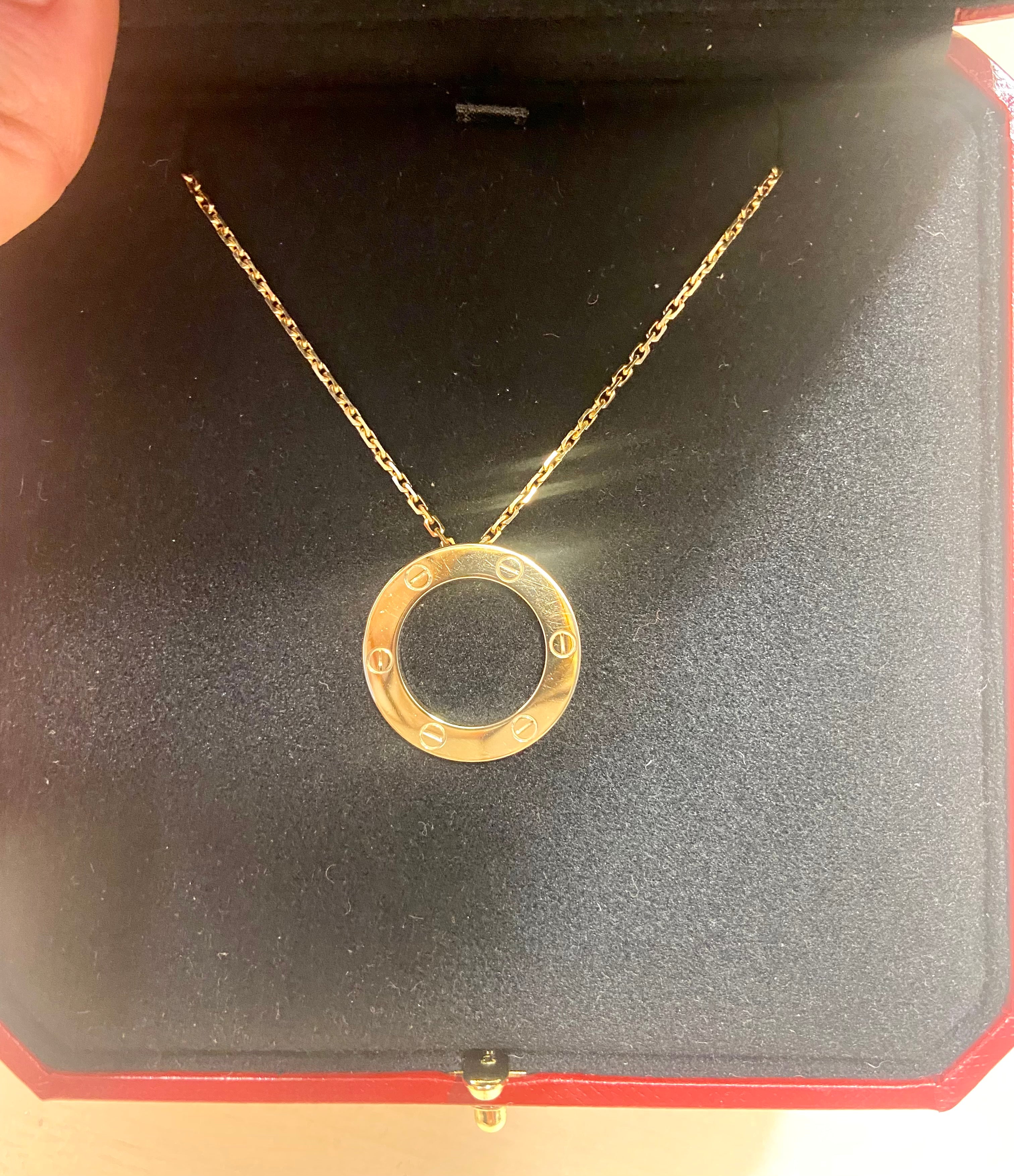 Cartier 18Kt Yellow Gold Love Necklace