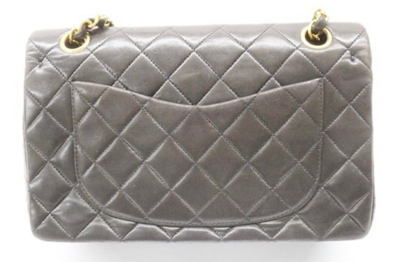 CHANEL Double Flap 23 Gold Hardware Lambskin Shoulder Bag