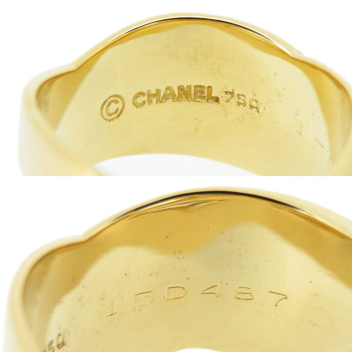 CHANEL Buldoc Diamond & 18Kt Yellow Gold Ring