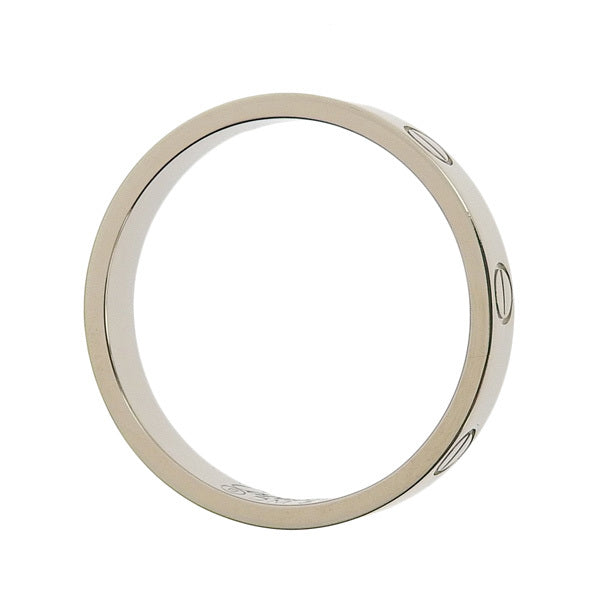 Cartier 18KT White Gold Mini/ Wedding Love Ring Size 56/ 7.5