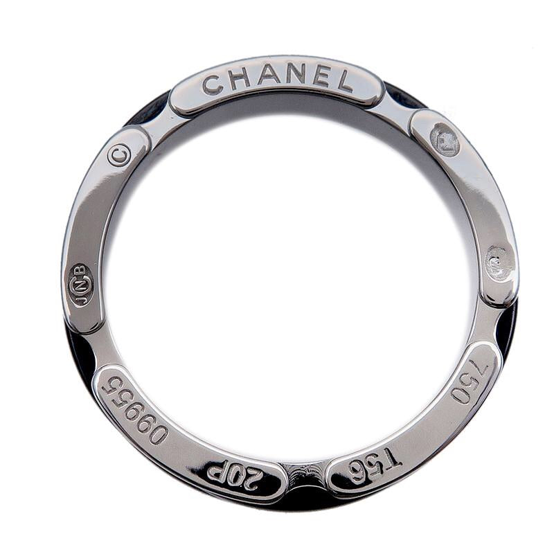 CHANEL Ultra 18KT Gold & Black Ceramic Ring