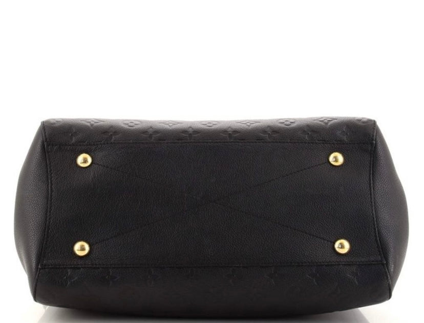 Louis Vuitton Black Empriente Monogram Montaigne Handbag