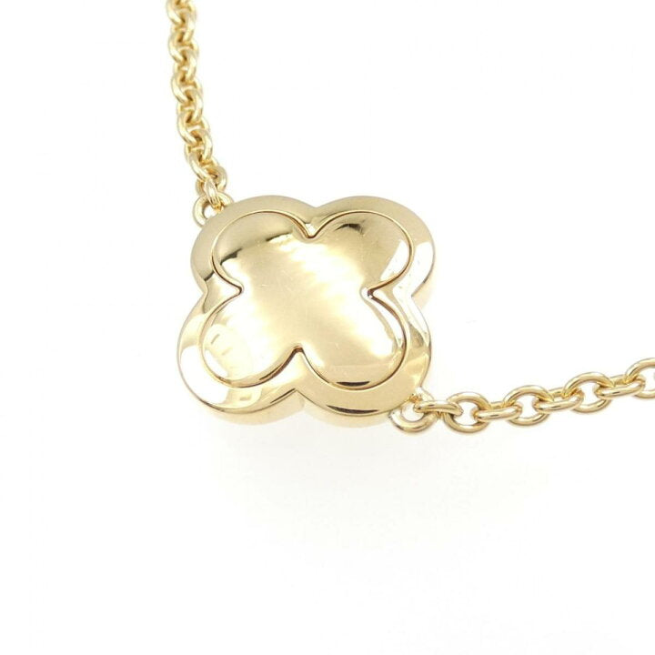 Van Cleef & Arpels Diamond-Paved Pure Alhambra 18KT Yellow Gold Necklace