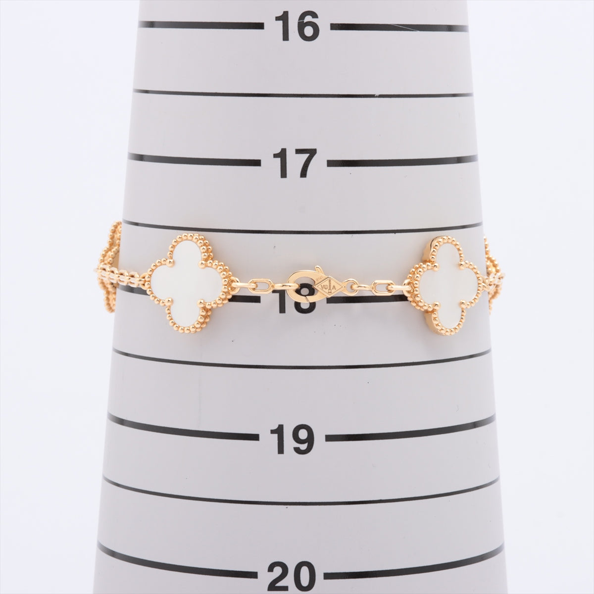 Van Cleef & Arpels Vintage Alhambra Mother of Pearl Bracelet w/ VCA Cert