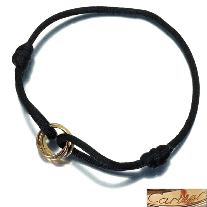 Reserved_ Cartier 18KT Trinity Gold Cord Bracelet