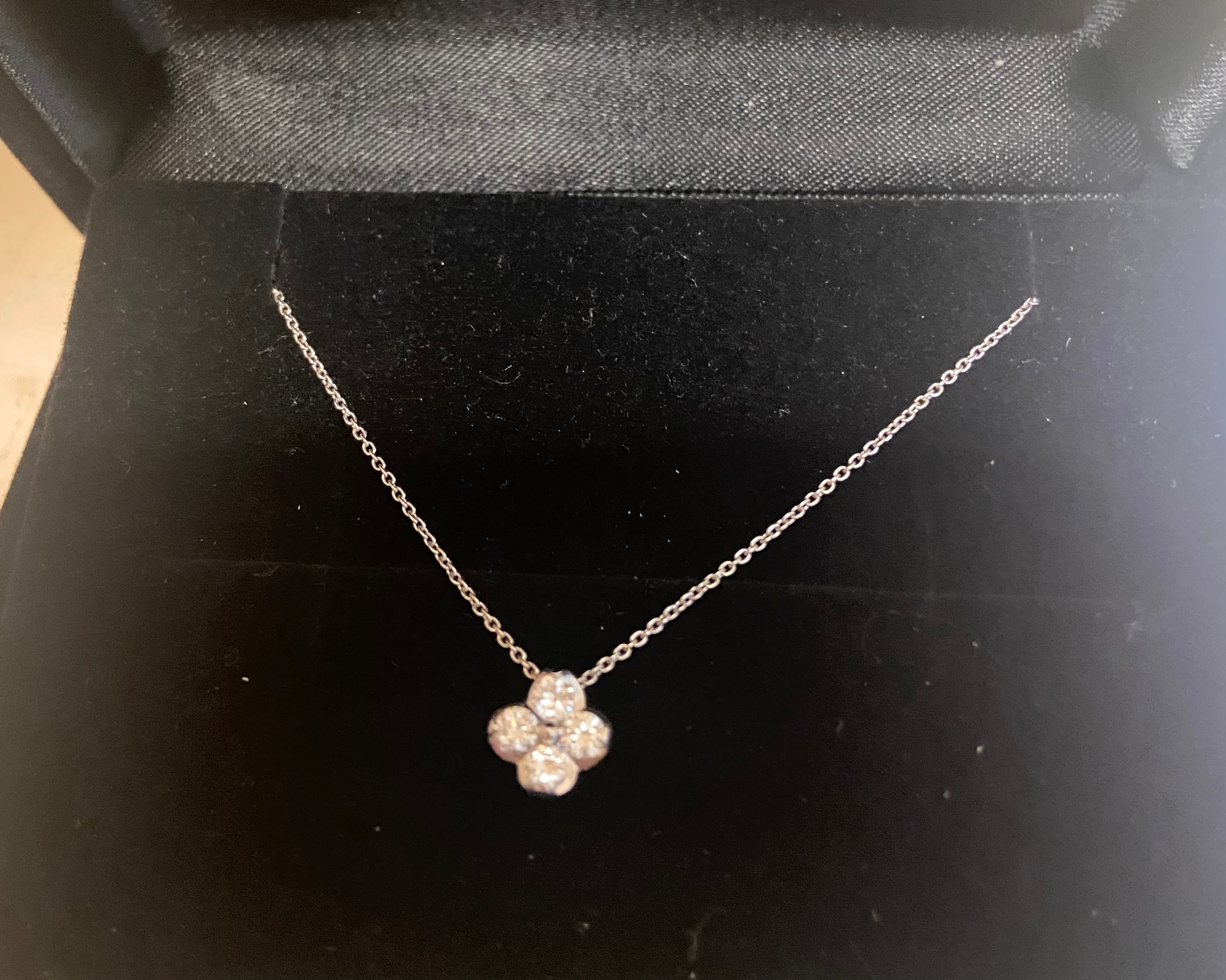 Platinum Diamond Necklace Pt950