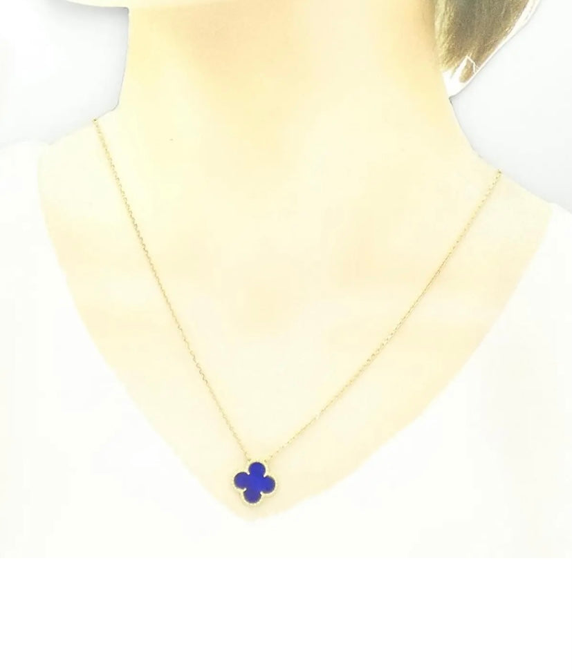 Van Cleef & Arpels Lapis Lazuli Vintage Alhambra Necklace