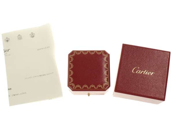 Cartier Diamond Paved Ceramic 18KT Gold Love Ring #51