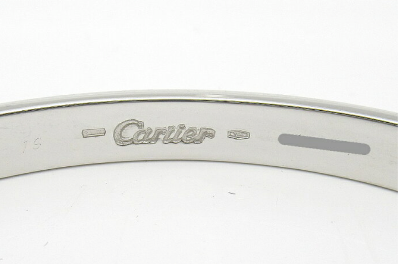 Cartier Love Bracelet 18KT White Gold #19