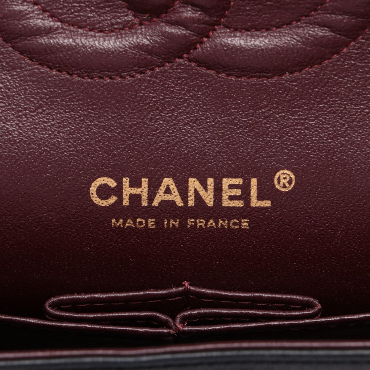 CHANEL Black Lambskin 25 GHW Double Flap Bag