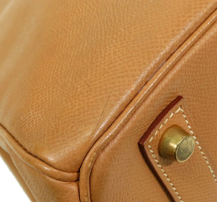 Hermès Birkin 32 Golden Brown Togo Leather Bag