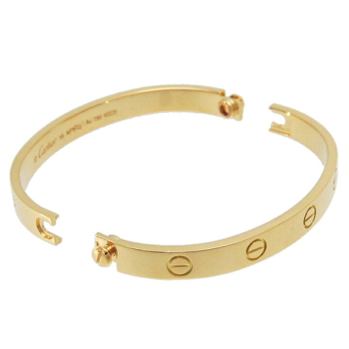 Cartier 18KT Yellow Gold Love Bracelet New Screw System~ Size #16