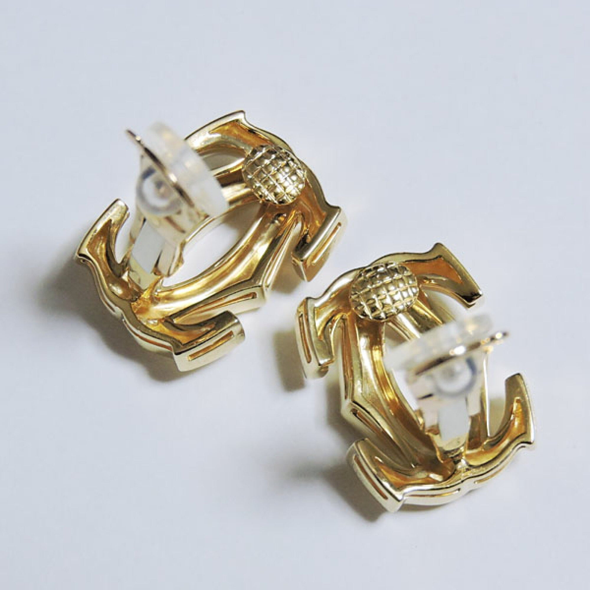 Cartier Penelope Double C De Cartier 18KT Yellow Gold Earrings