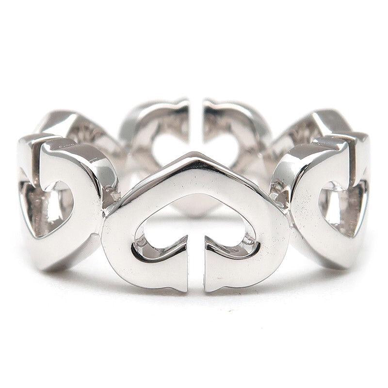 Cartier C Heart Diamond 18KT Gold Ring