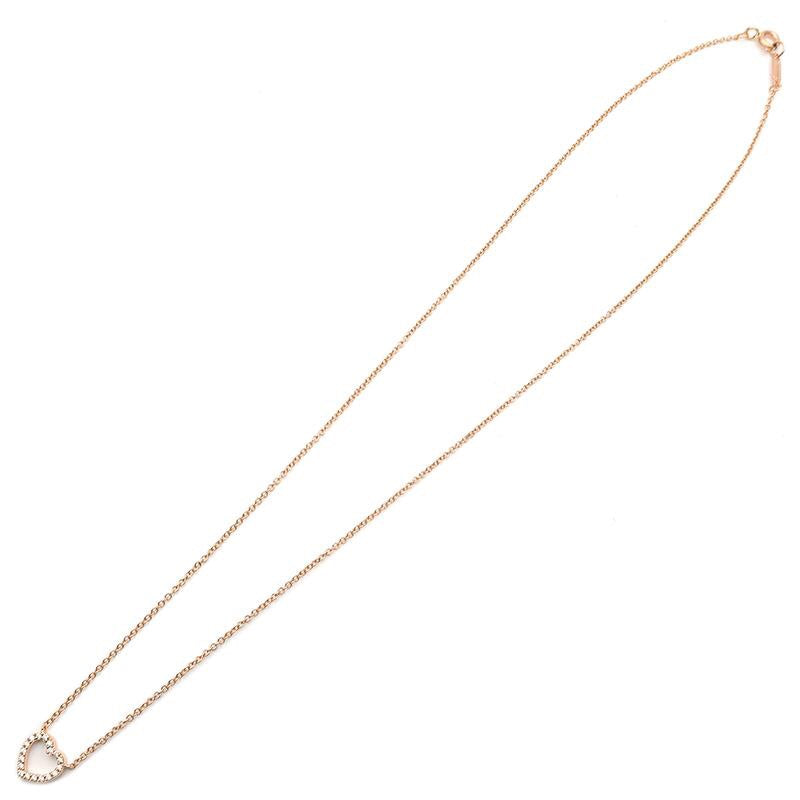Authenticated Tiffany & Co. Metro Gild & Diamond Heart Necklace