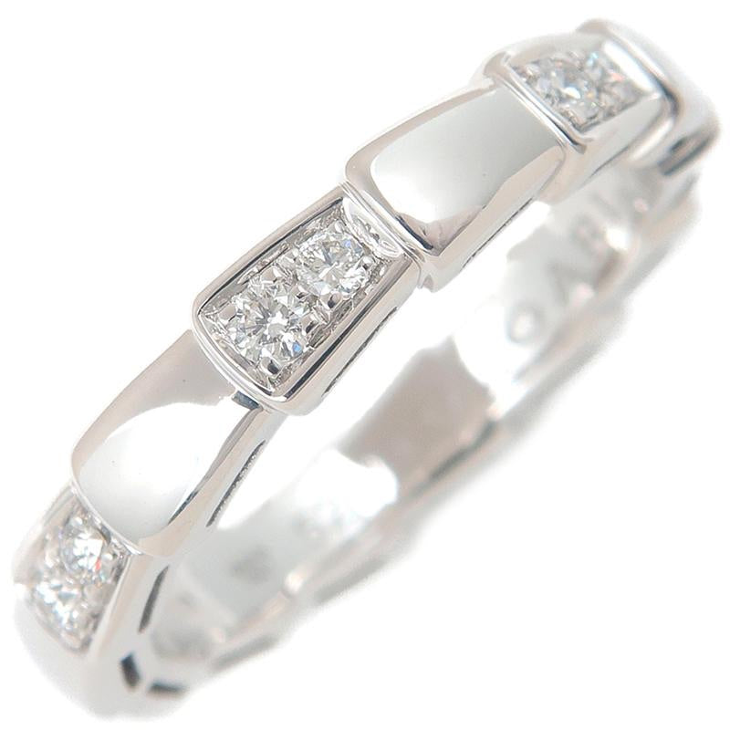 Auth Bvlgari Bulgari Serpenti Diamond & Gold Ring