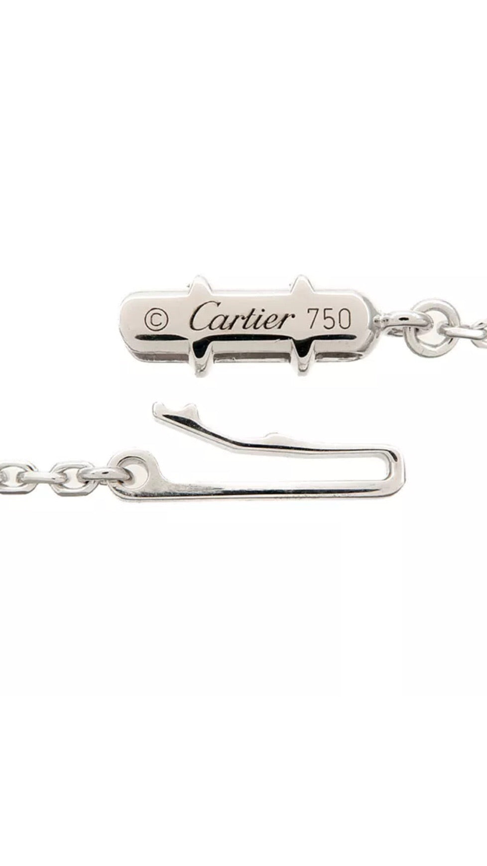 Cartier C Heart 18KT Gold & Diamond Necklace